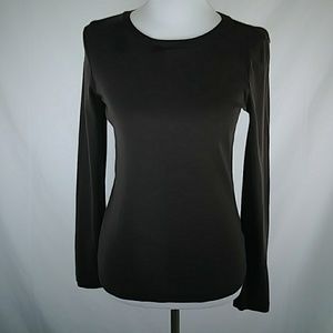 J.Crew Women's Brown longsleeve T-shirt M